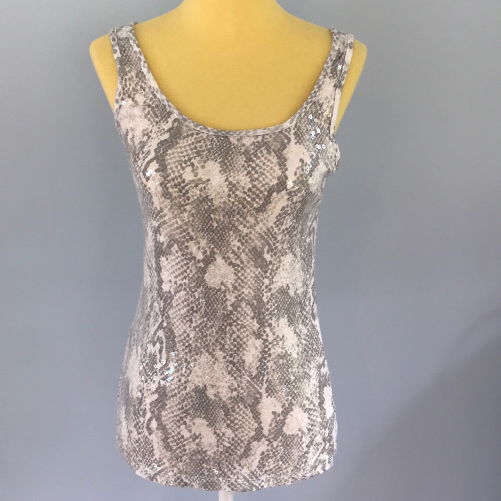 Snake print tank